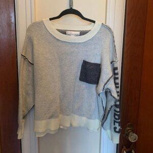 Vintage Havana Soft Sweater with Front Pocket